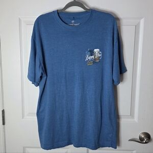 Paradise Shores Happy Hour Blue Graphic T-Shirt